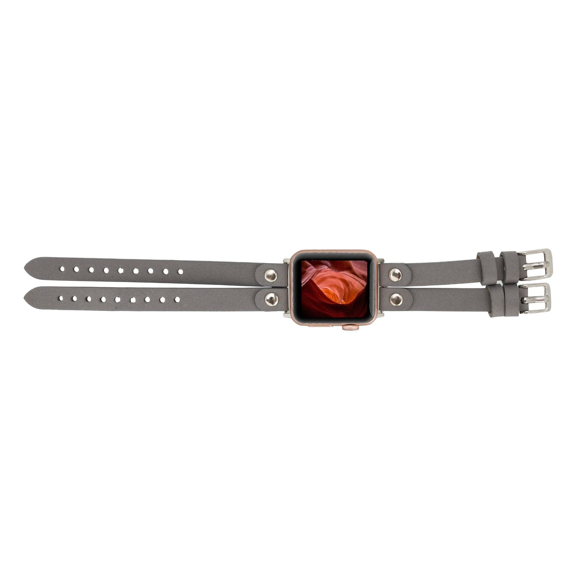 Durham Ely Leather Apple Watch Double Band