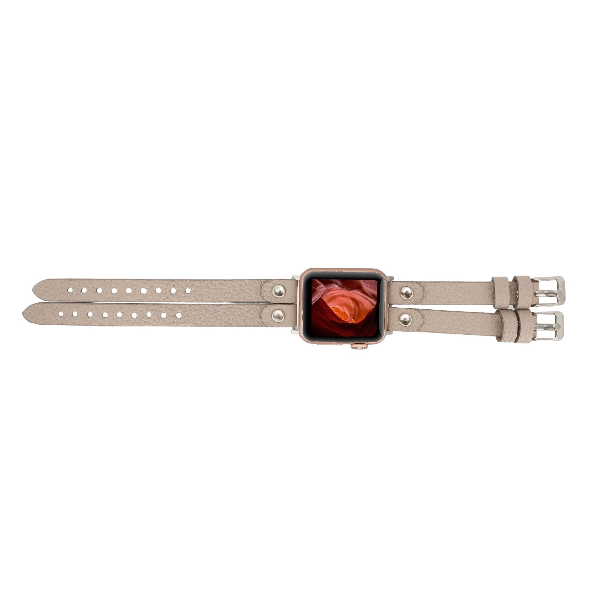 Durham Ely Leather Apple Watch Double Band