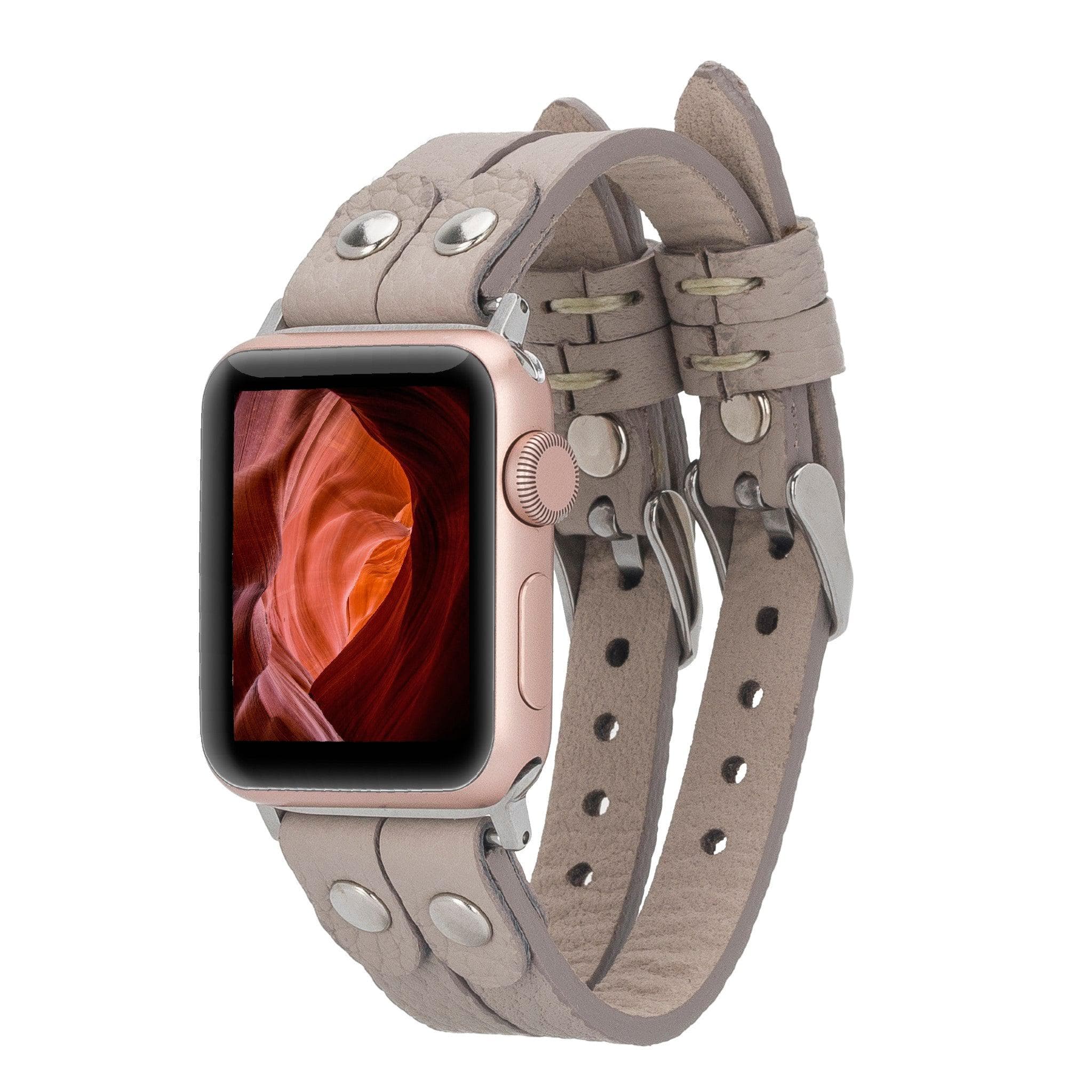 Durham Ely Leather Apple Watch Double Band