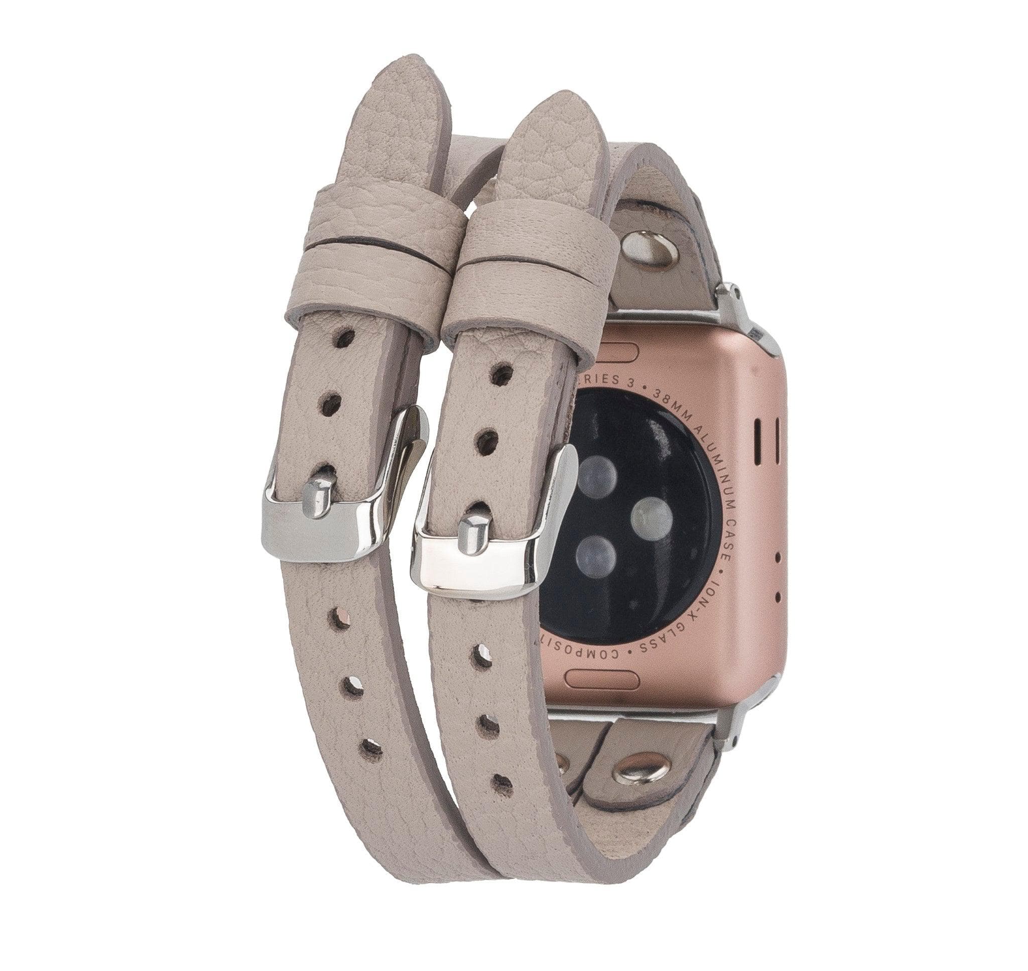 Durham Ely Leather Apple Watch Double Band