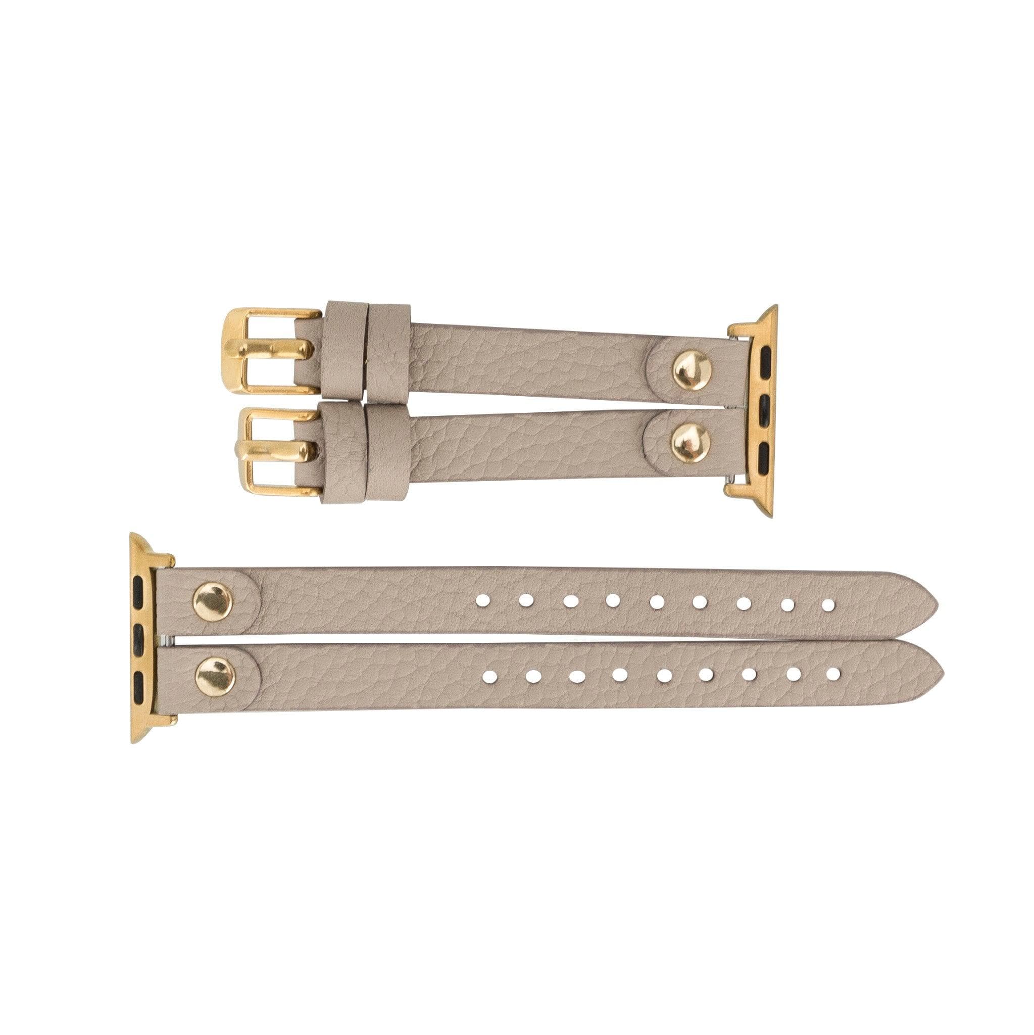 Durham Ely Leather Apple Watch Double Band