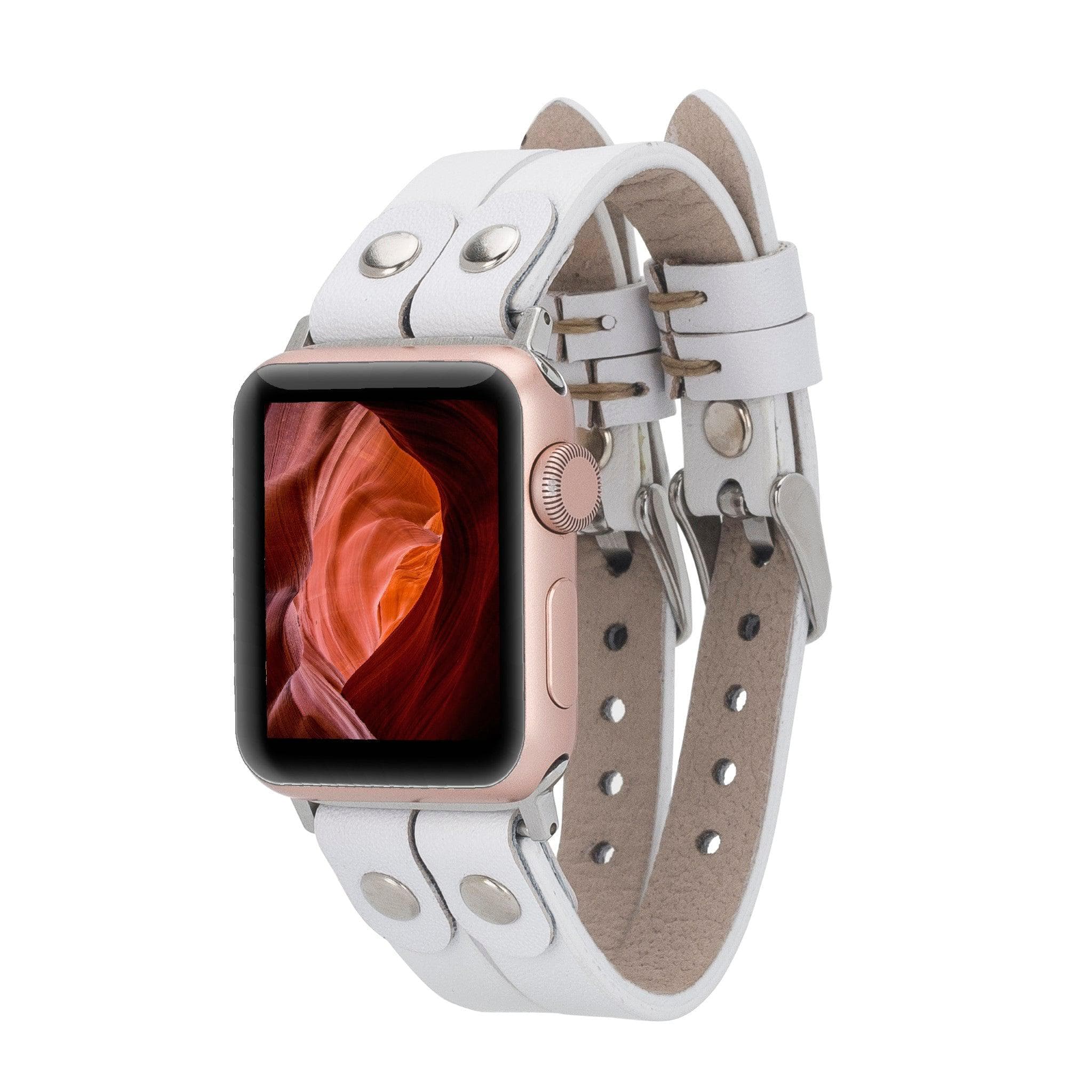 Durham Ely Leather Apple Watch Double Band