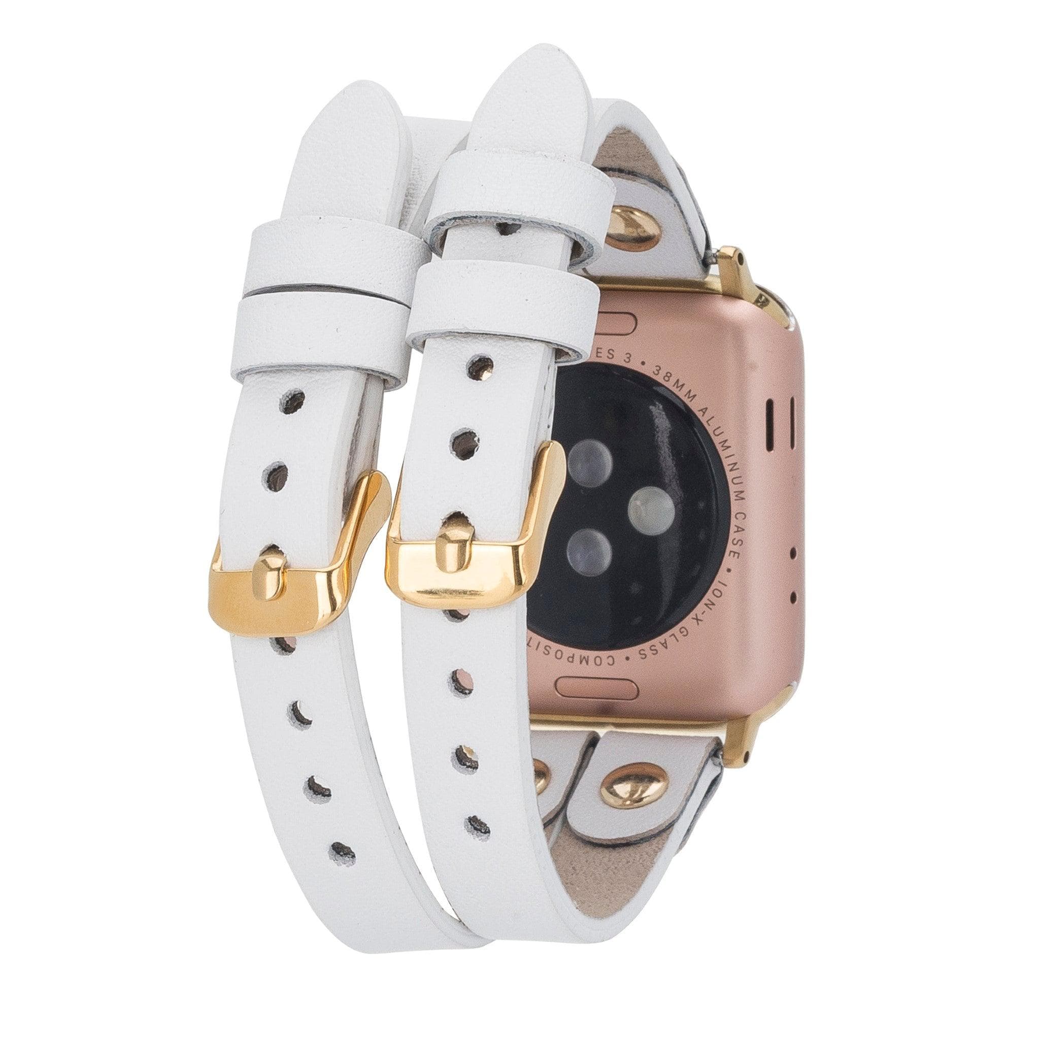 Durham Ely Leather Apple Watch Double Band