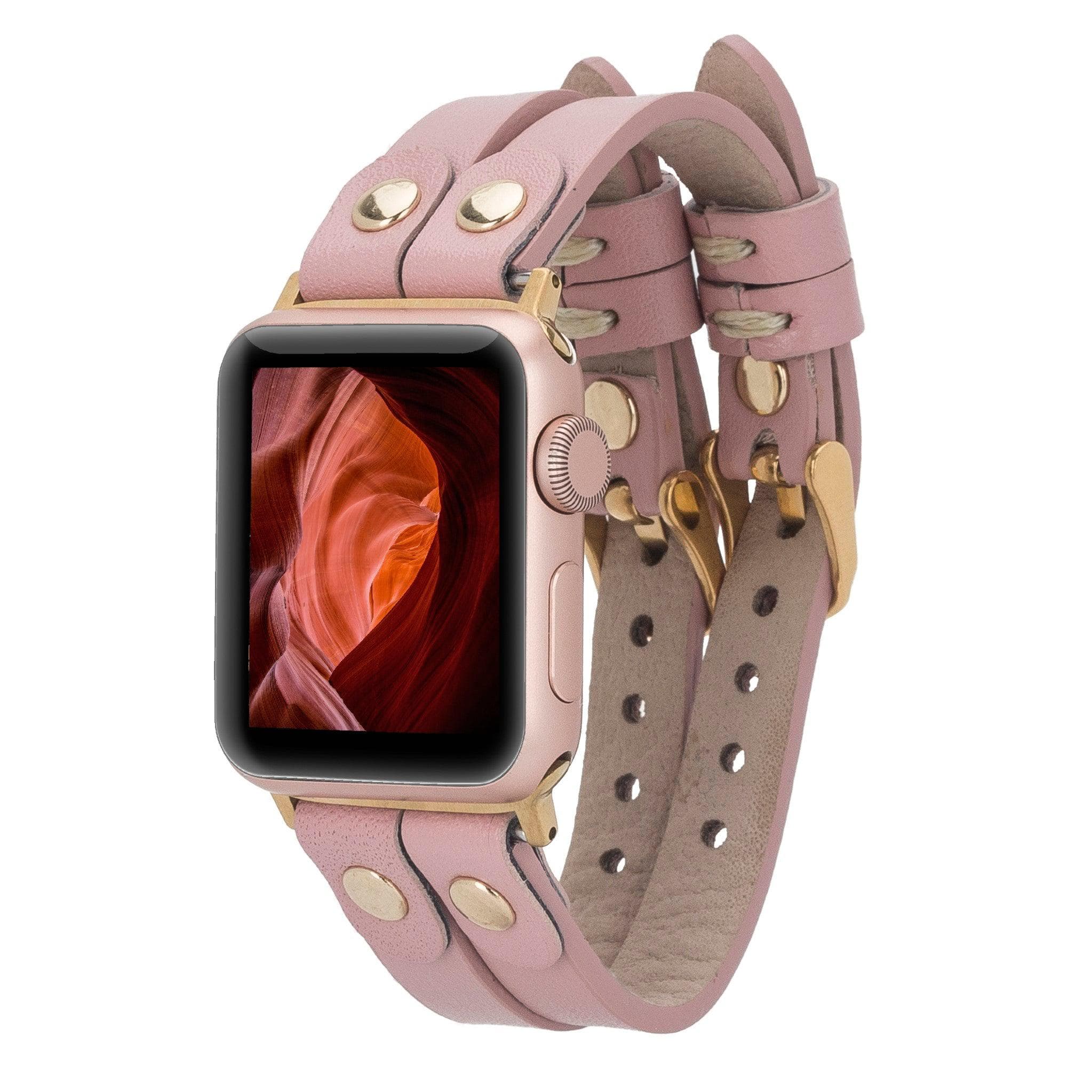 Durham Ely Leather Apple Watch Double Band