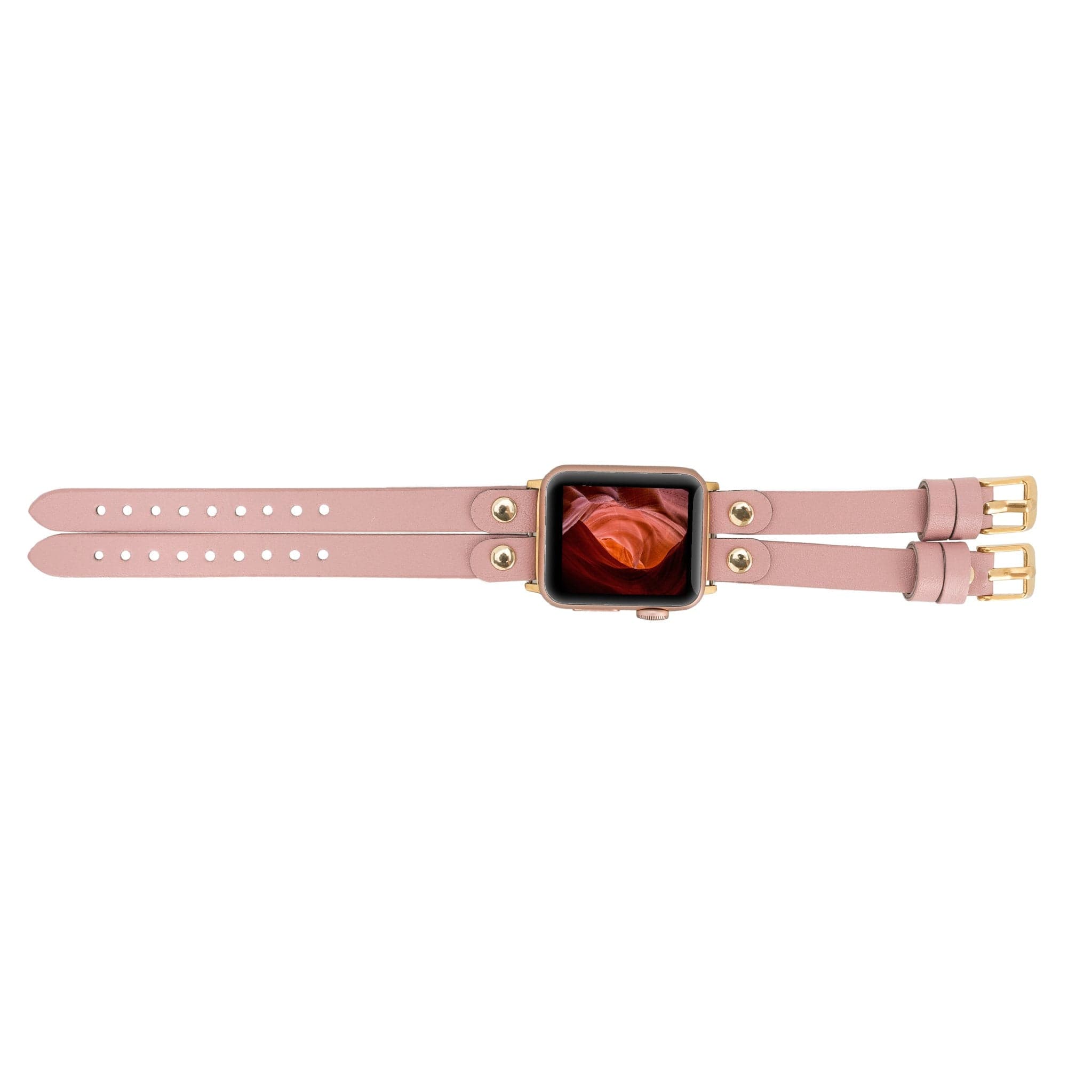 Durham Ely Leather Apple Watch Double Band