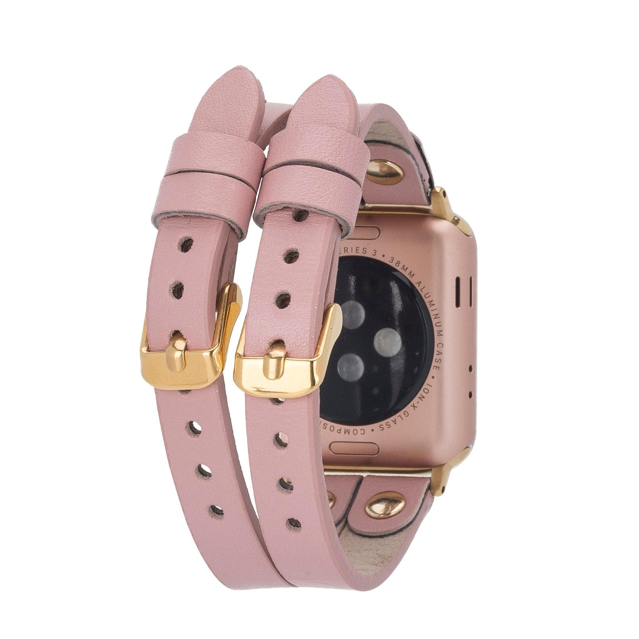 Durham Ely Leather Apple Watch Double Band