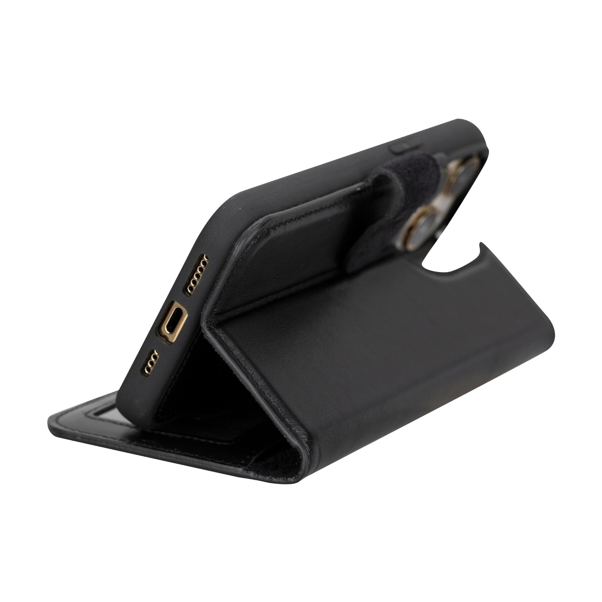 Magic iPhone 15 Detachable Leather Wallet Case