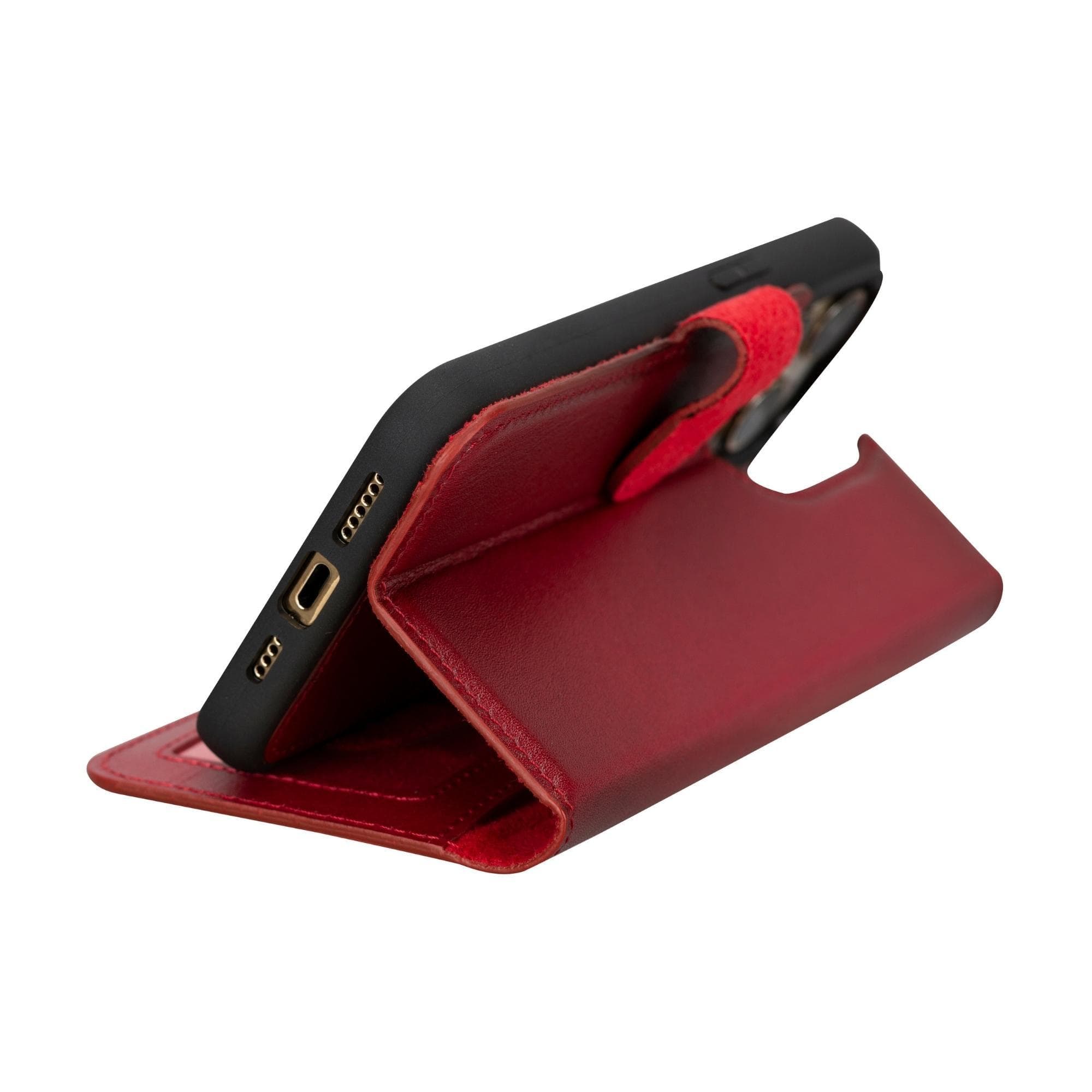 Magic iPhone 15 Detachable Leather Wallet Case