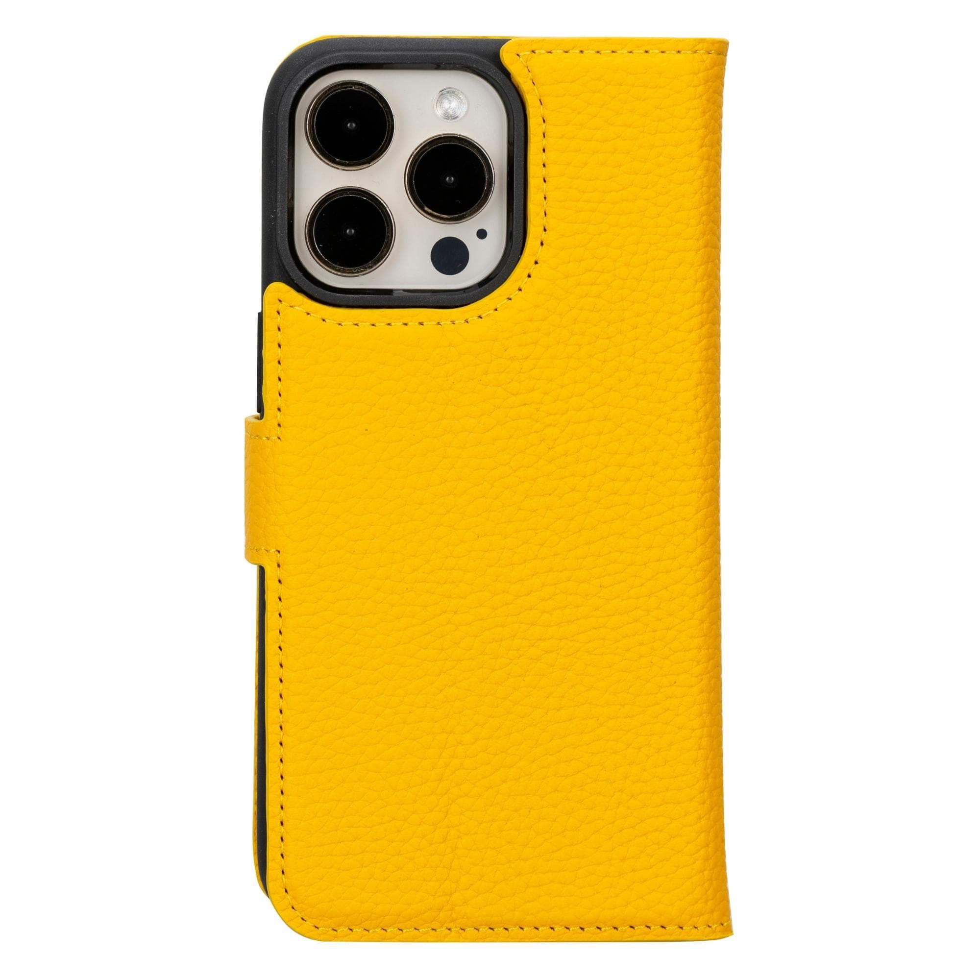 Magic iPhone 15 Detachable Leather Wallet Case