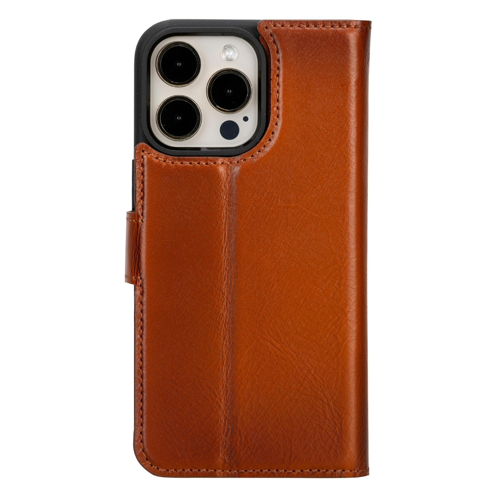 Magic iPhone 15 Pro Detachable Leather Wallet Case
