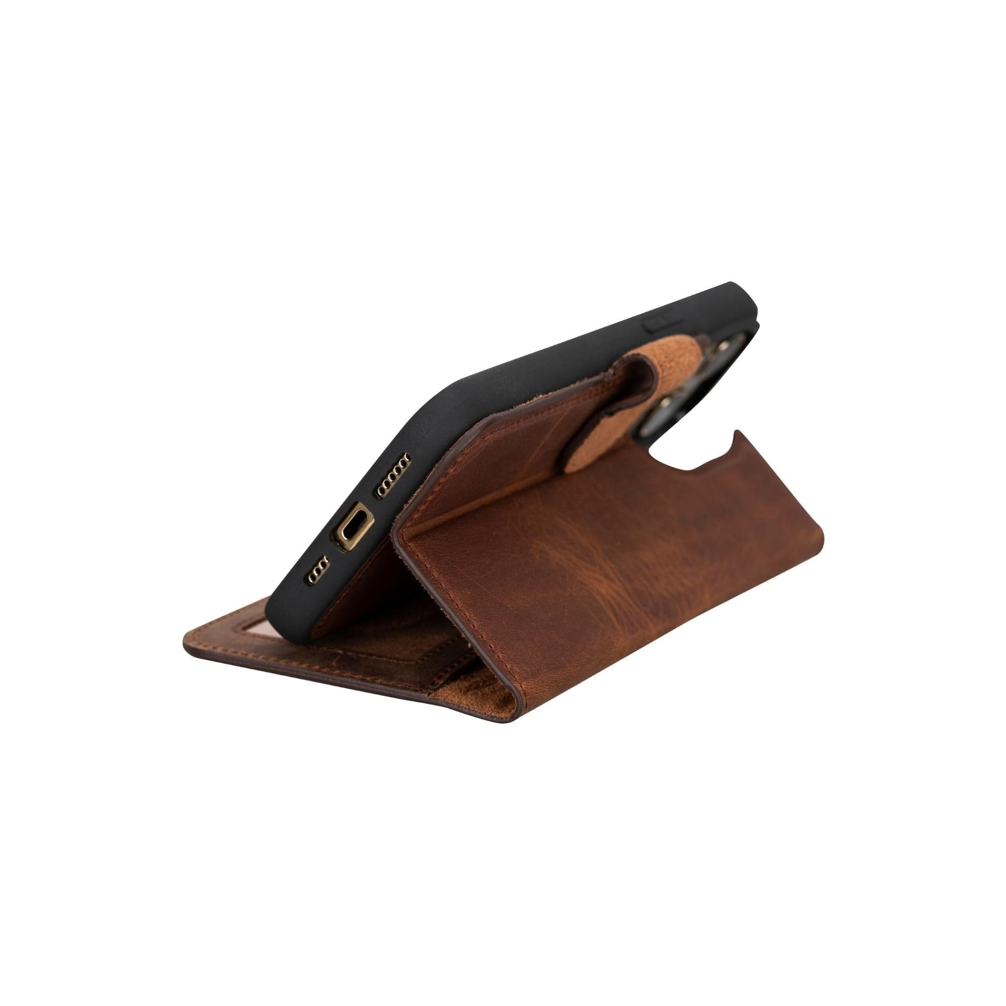 Magic iPhone 15 Pro Detachable Leather Wallet Case