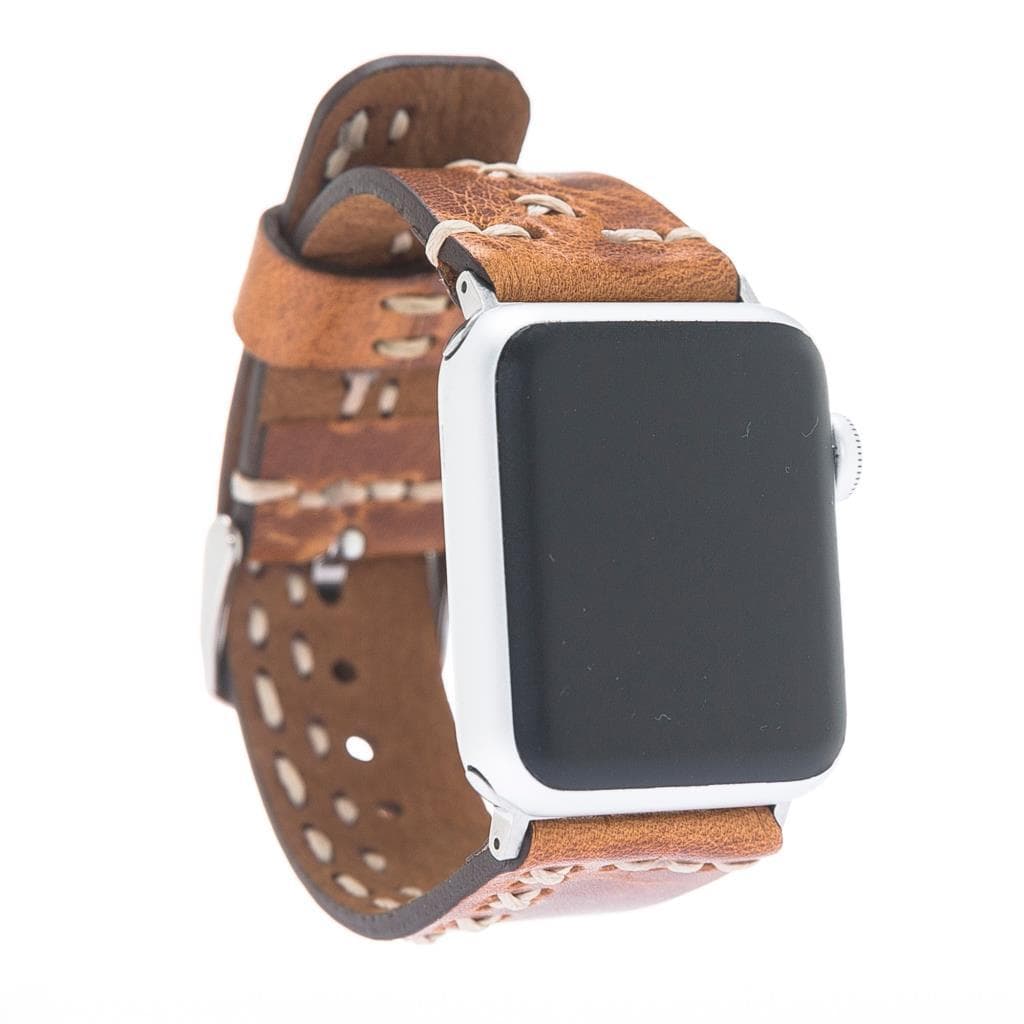 Aqua Apple Watch Leather Band