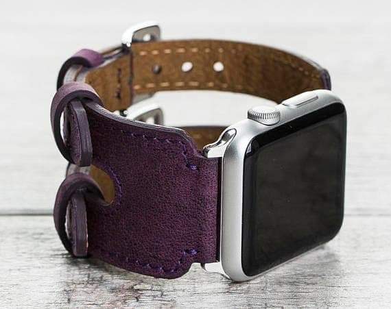Double Cuff Leather Apple Watch Band