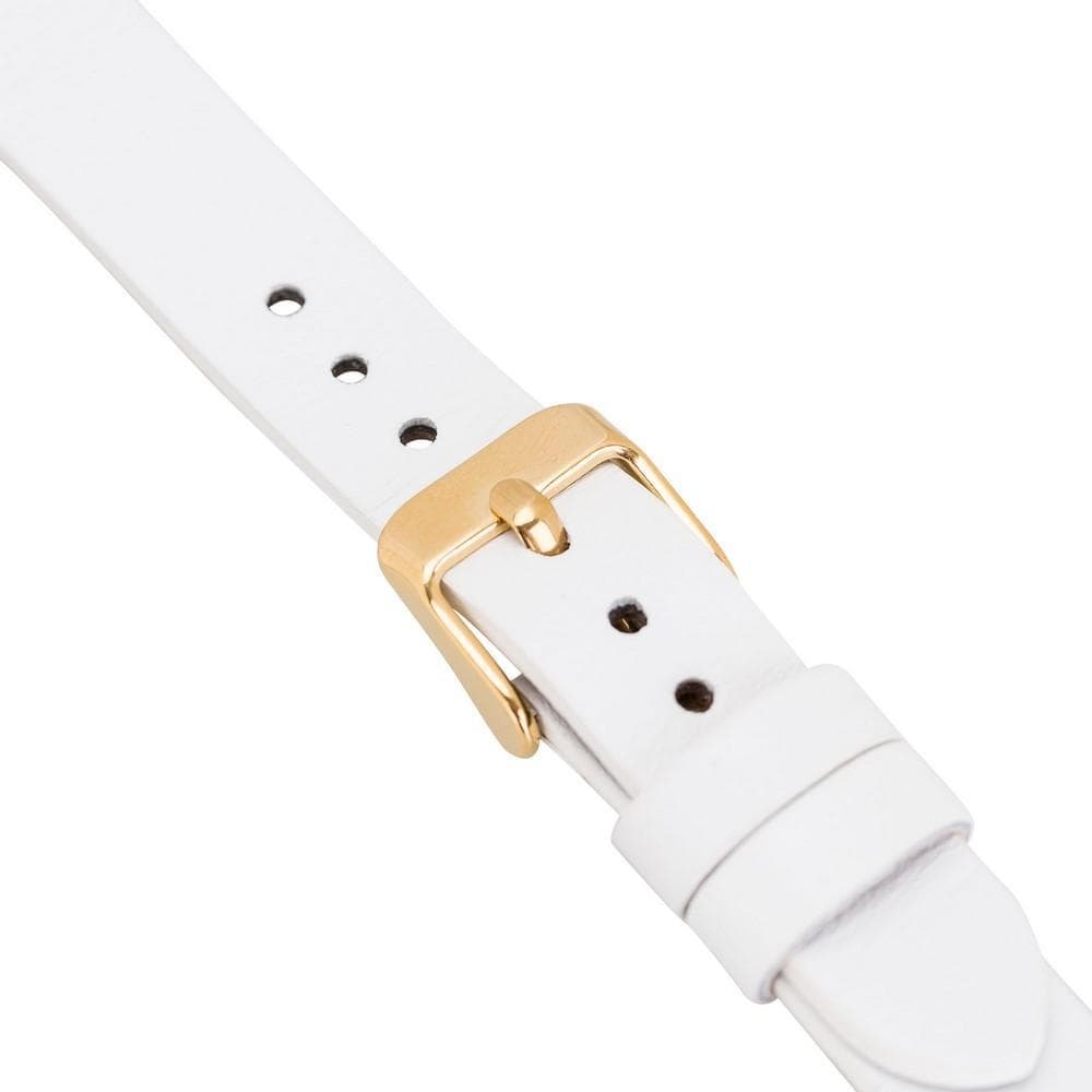 Ferro Leather Apple Watch Band with Gold Trok