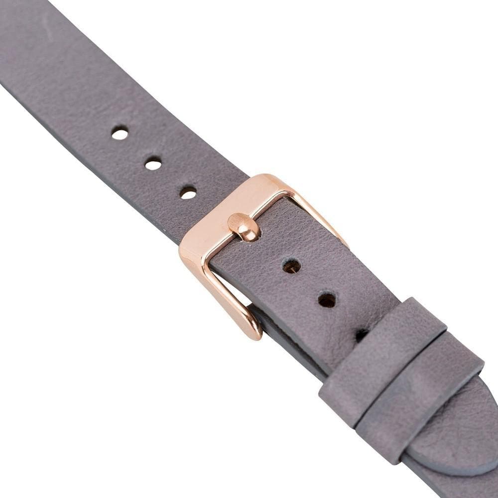 Ferro Leather Apple Watch Band with Gold Trok