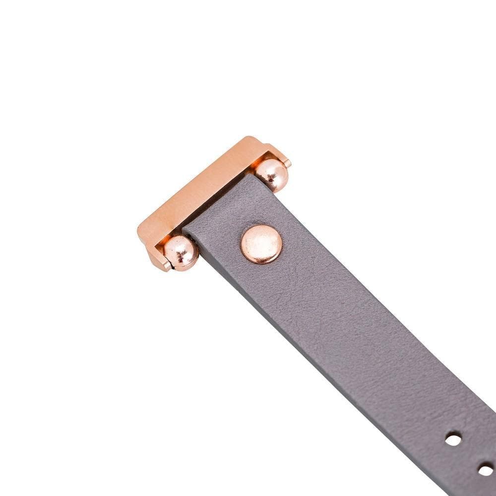 Ferro Leather Apple Watch Band with Gold Trok