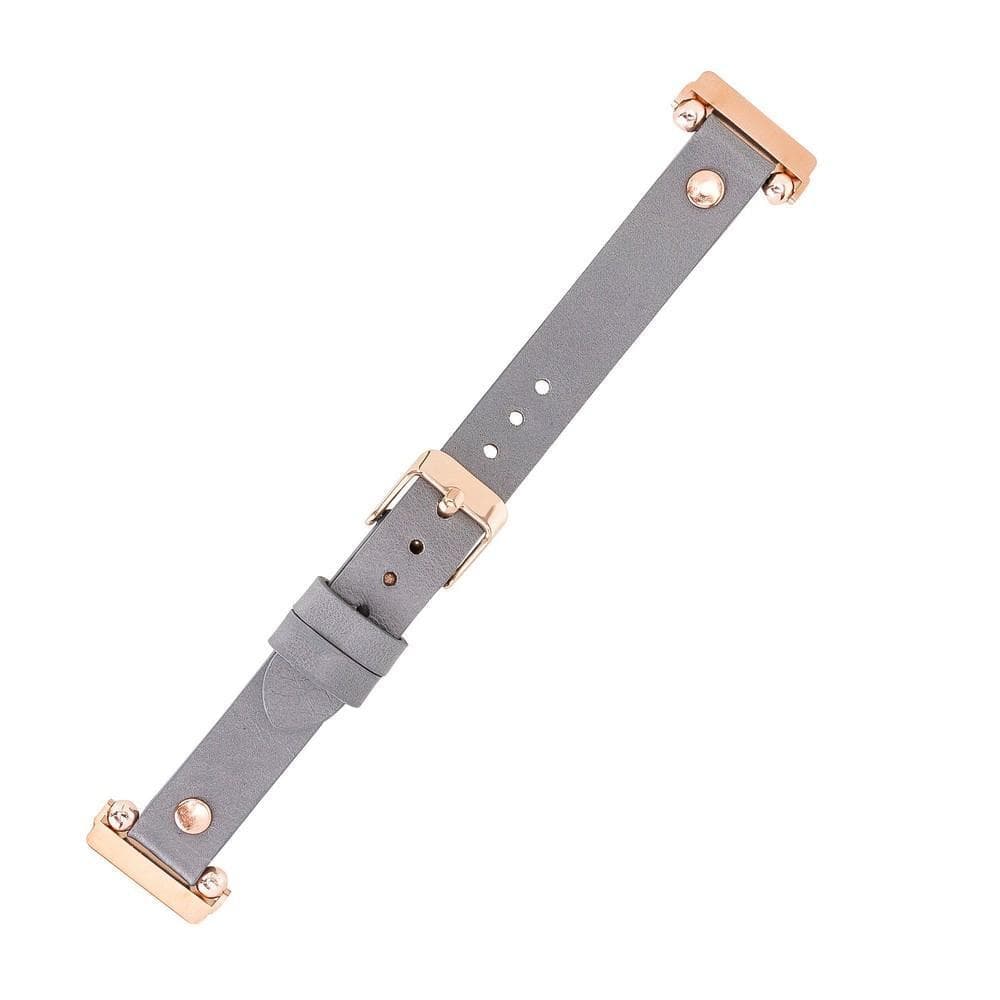 Ferro Leather Apple Watch Band with Gold Trok