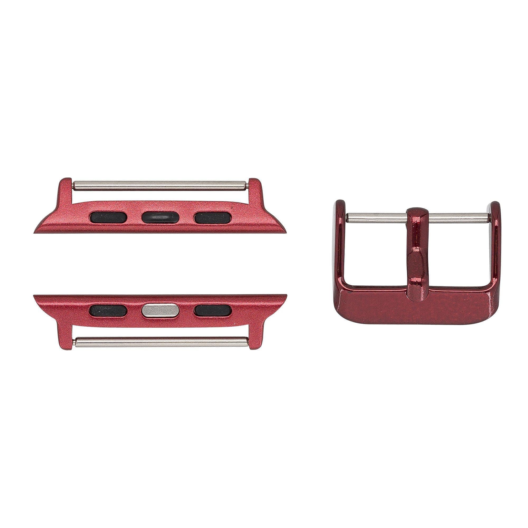 Ferro Leather Apple Watch Band with Gold Trok