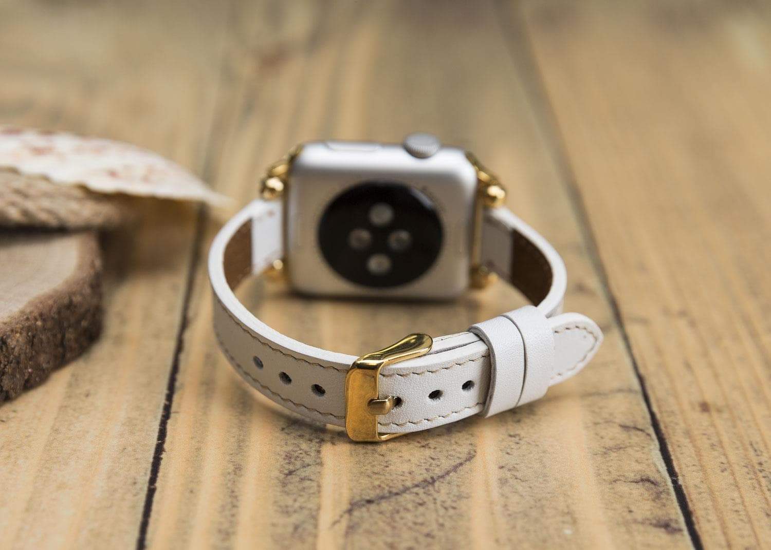 Seamy Leather Apple Watch Band