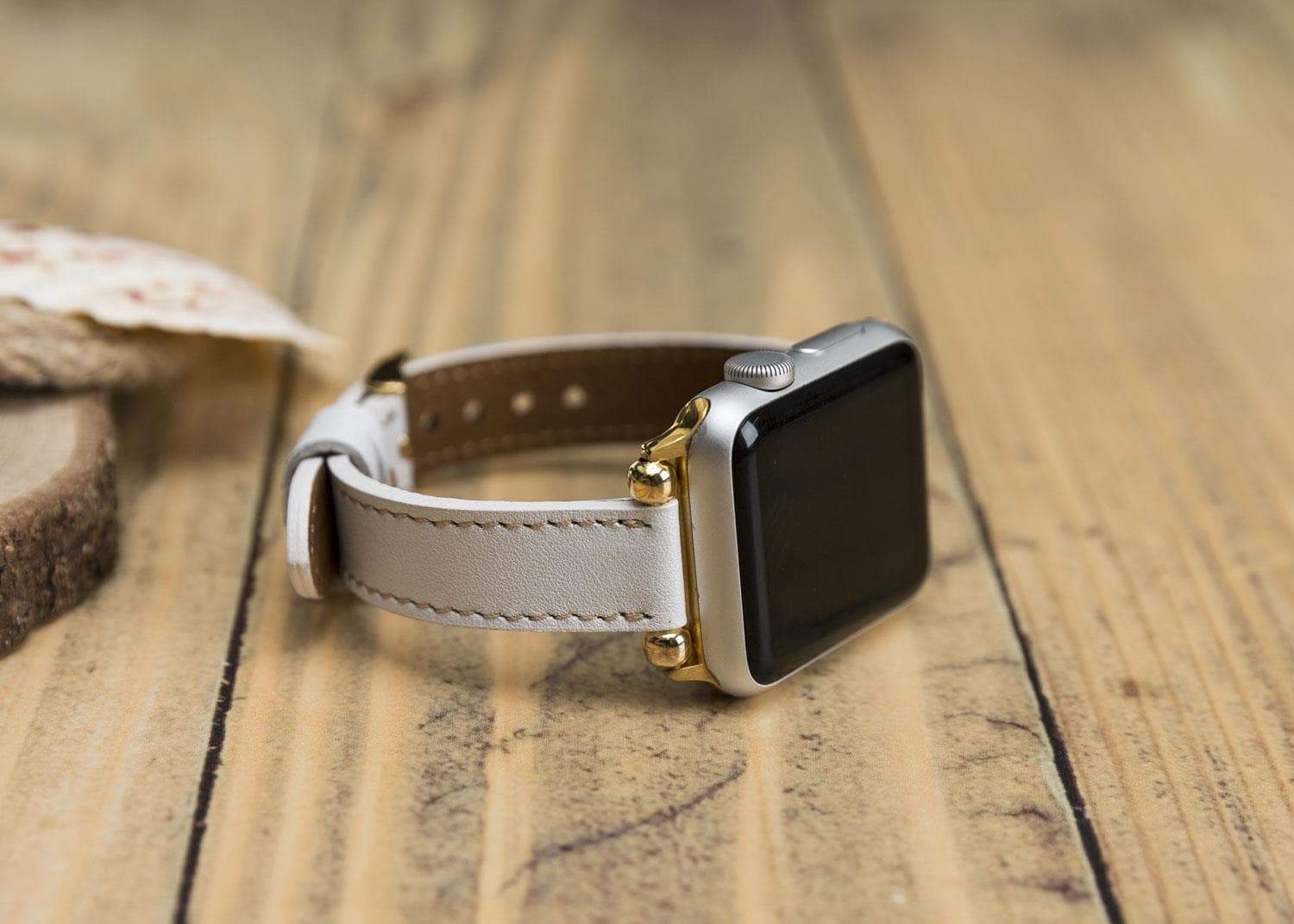 Seamy Leather Apple Watch Band