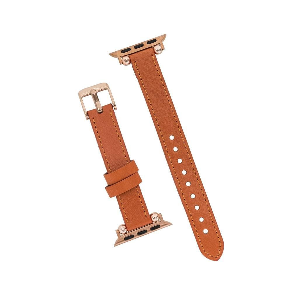 Seamy Leather Apple Watch Band