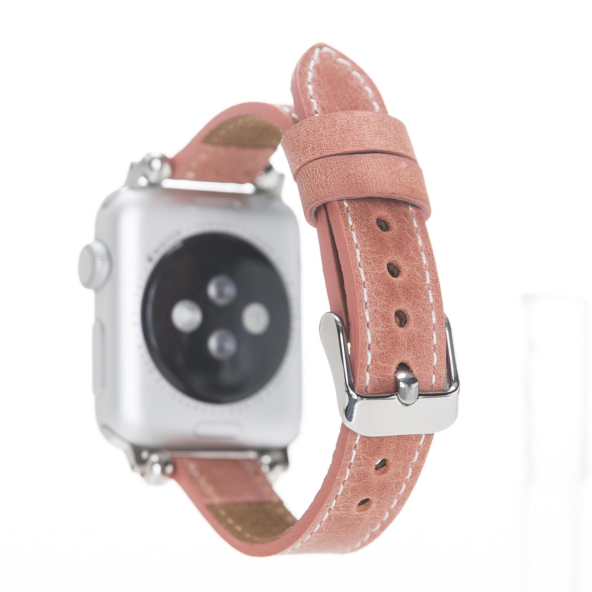Seamy Leather Apple Watch Band