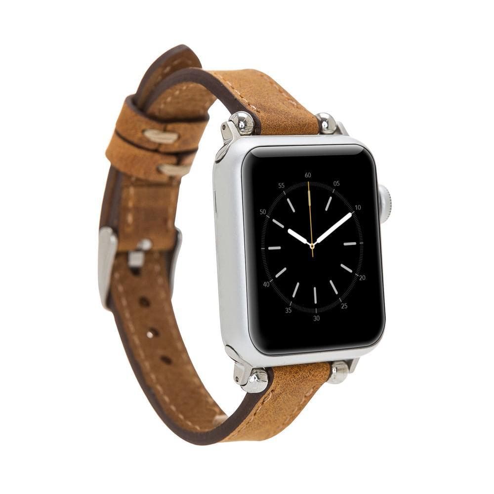 Seamy Leather Apple Watch Band