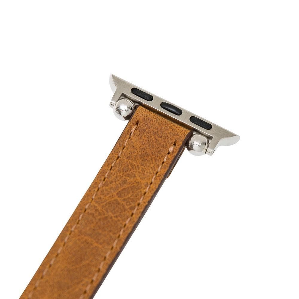 Seamy Leather Apple Watch Band