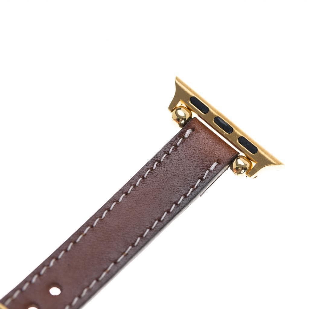 Seamy Leather Apple Watch Band