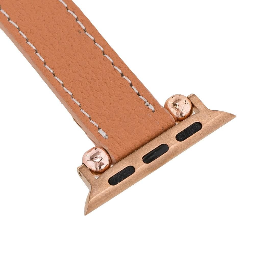 Seamy Leather Apple Watch Band