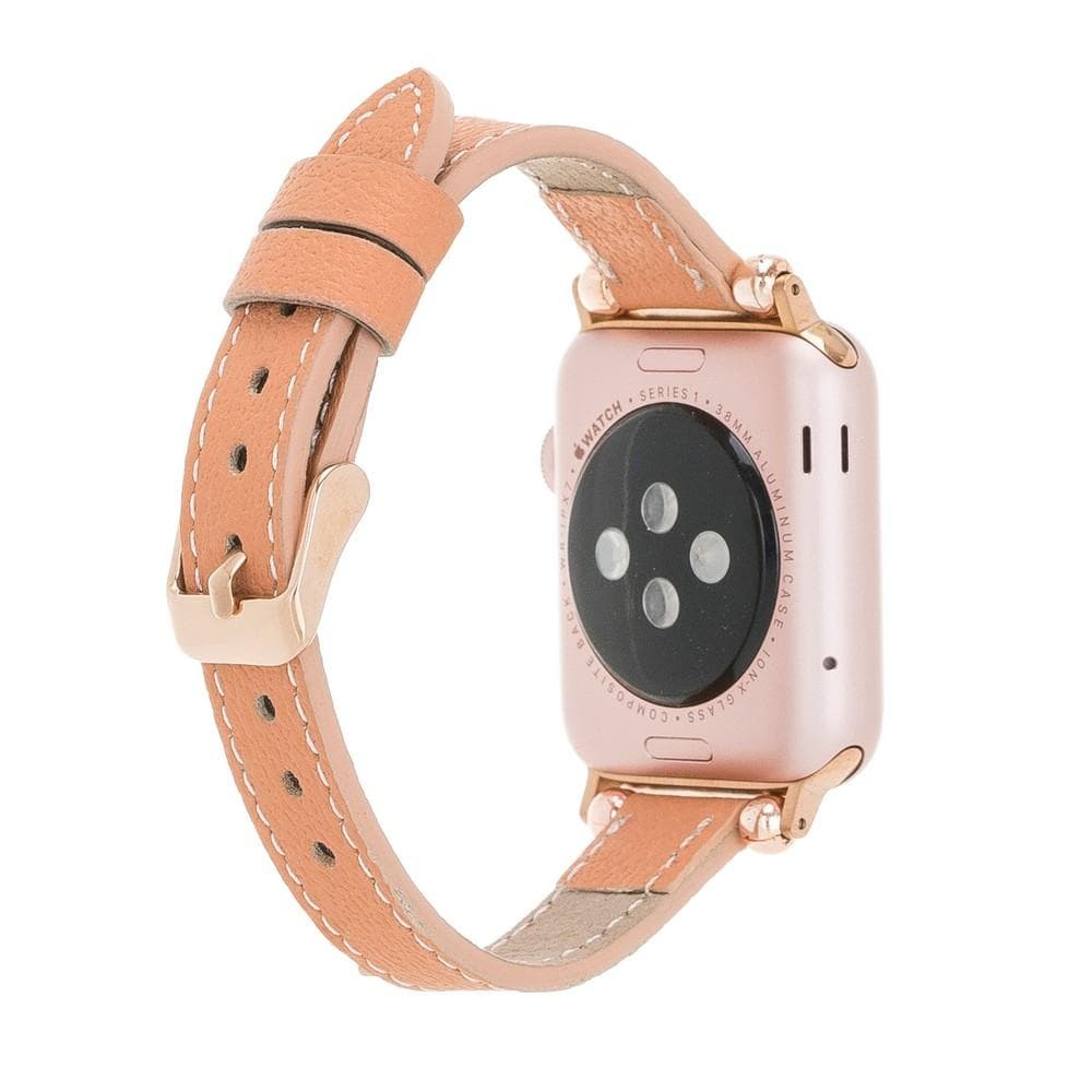 Seamy Leather Apple Watch Band