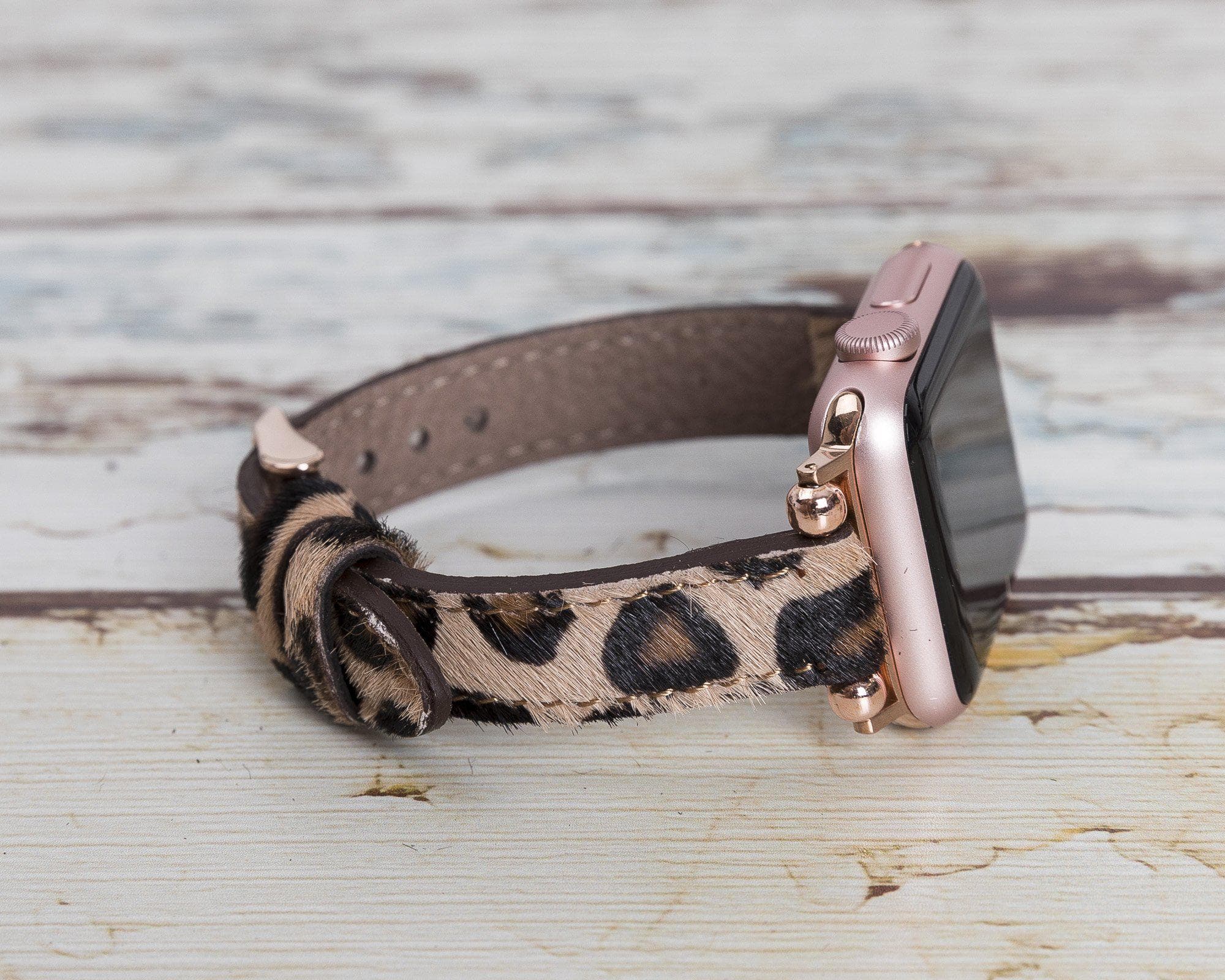 Seamy Leather Apple Watch Band