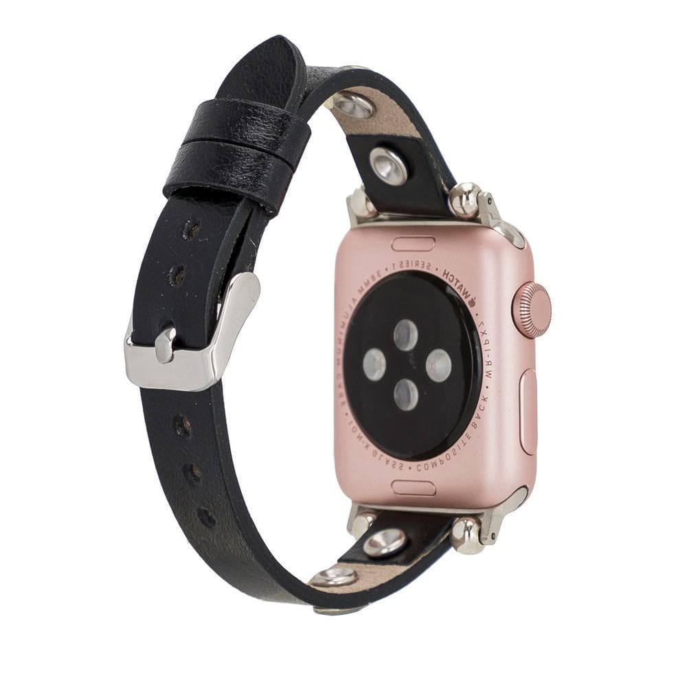 Solitare Ferro Leather Apple Watch Band