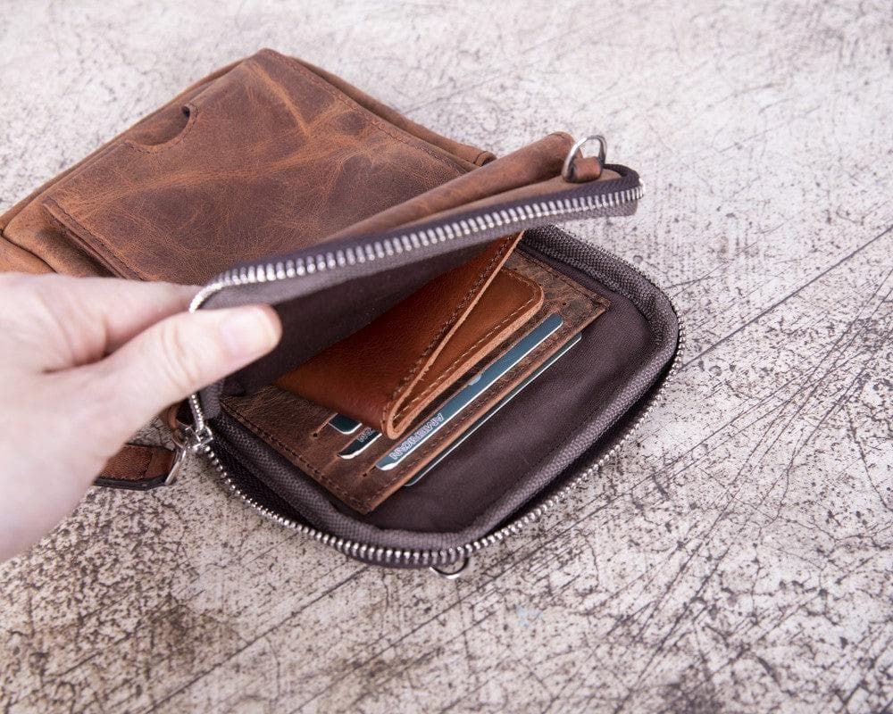 Nino Leather Crossbody Bag
