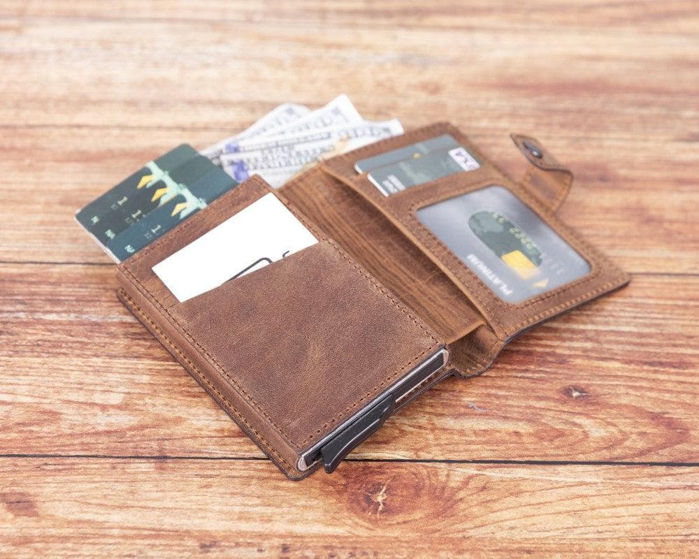 Palermo Leather Mechanical Card Holder