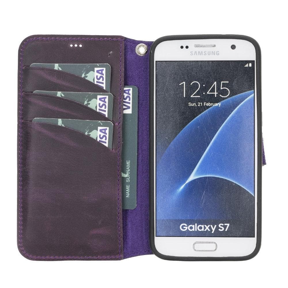 Wallet Case Samsung Galaxy S7 Leather Folio Case