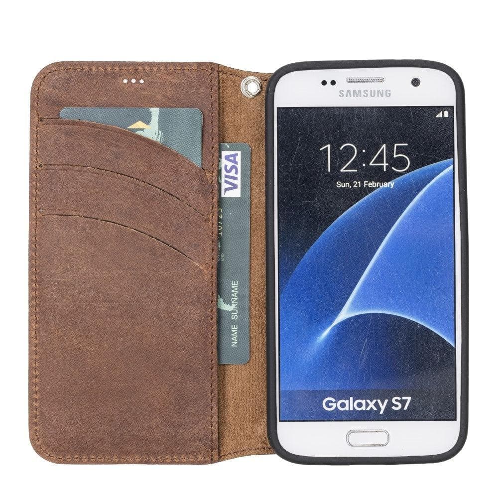 Wallet Case Samsung Galaxy S7 Leather Folio Case