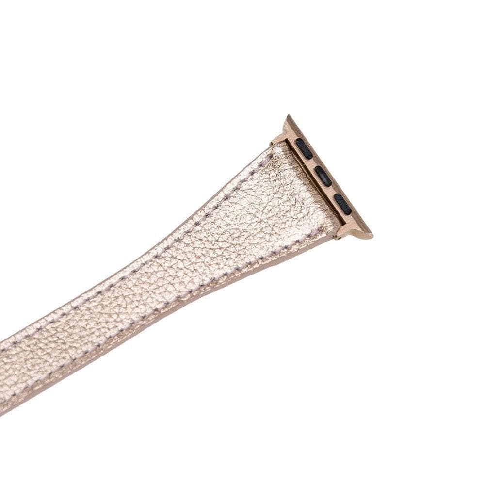Quantum Slim Leather Double Tour  Apple Watch Band