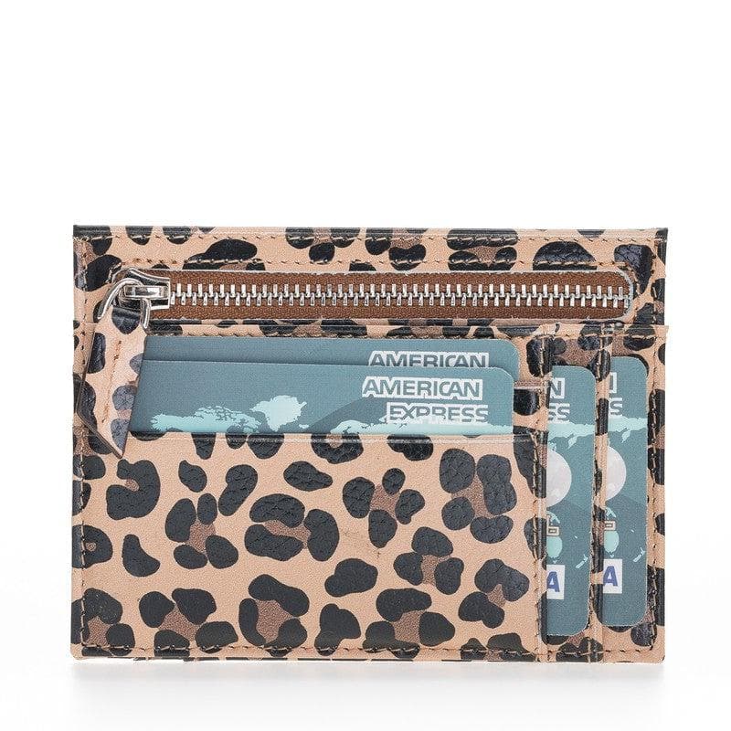 Zip Card Leather Holder
