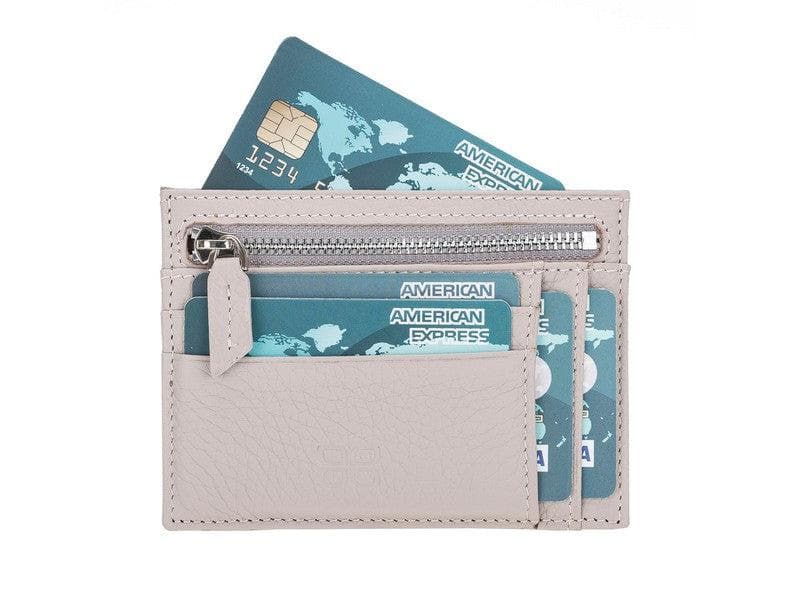 Zip Card Leather Holder