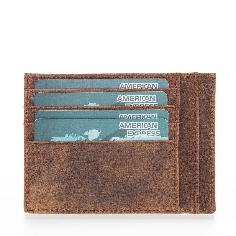 Zip Card Leather Holder