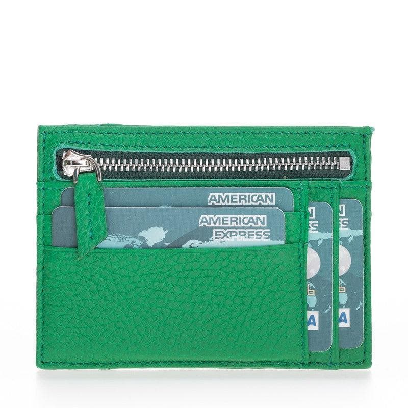 Zip Card Leather Holder