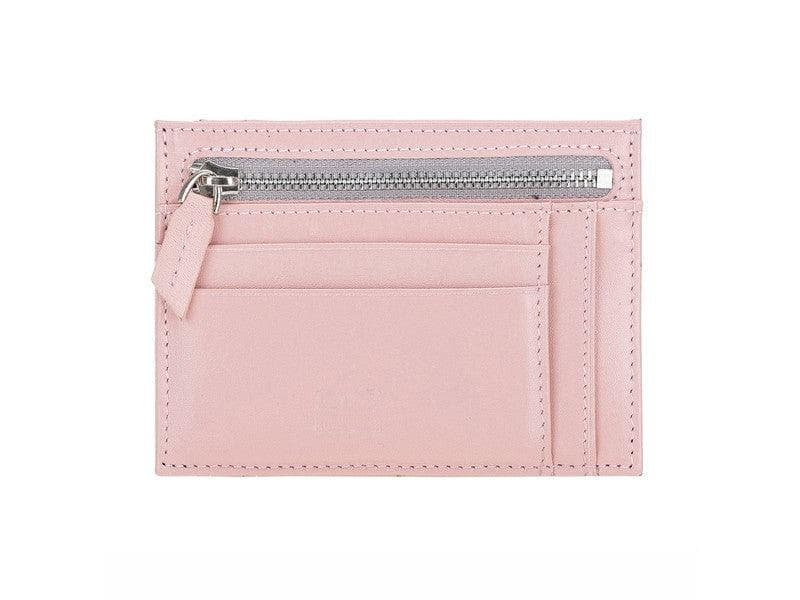Zip Card Leather Holder