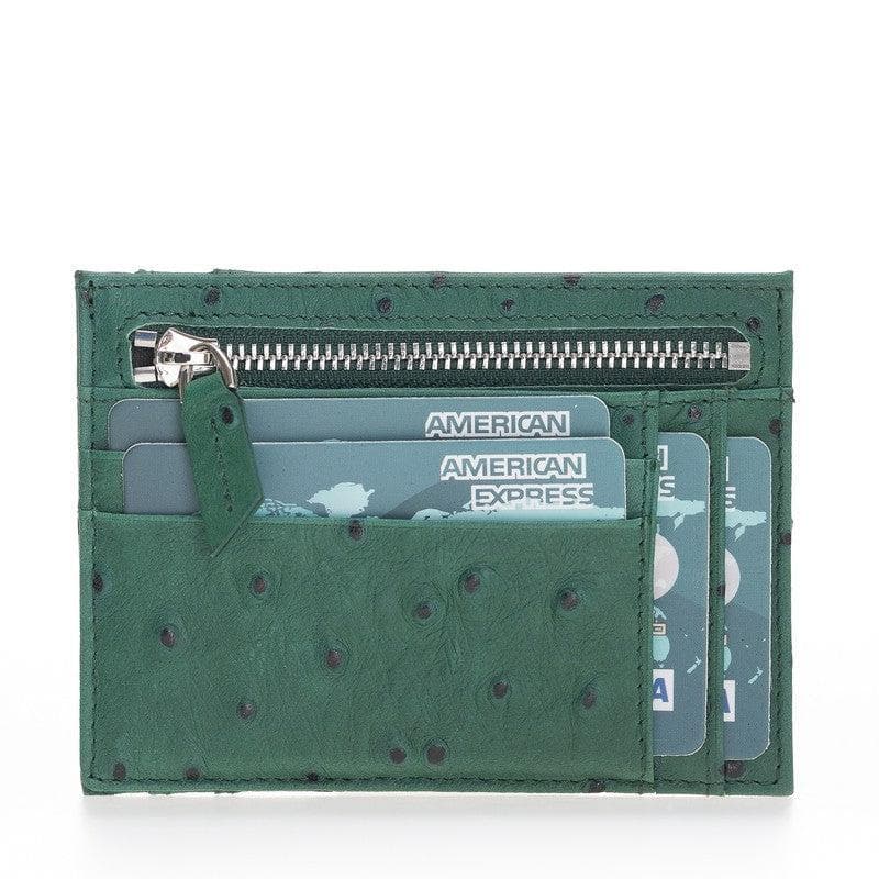 Zip Card Leather Holder