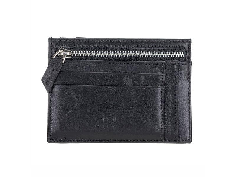 Zip Card Leather Holder
