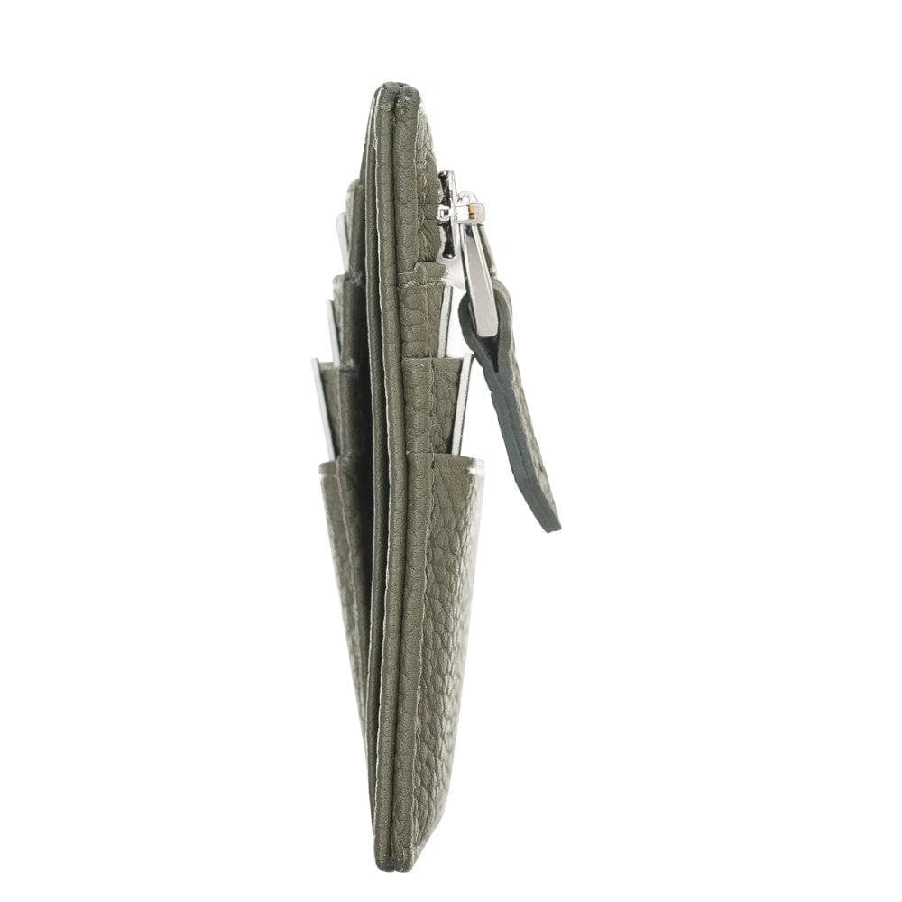 Zip Card Leather Holder