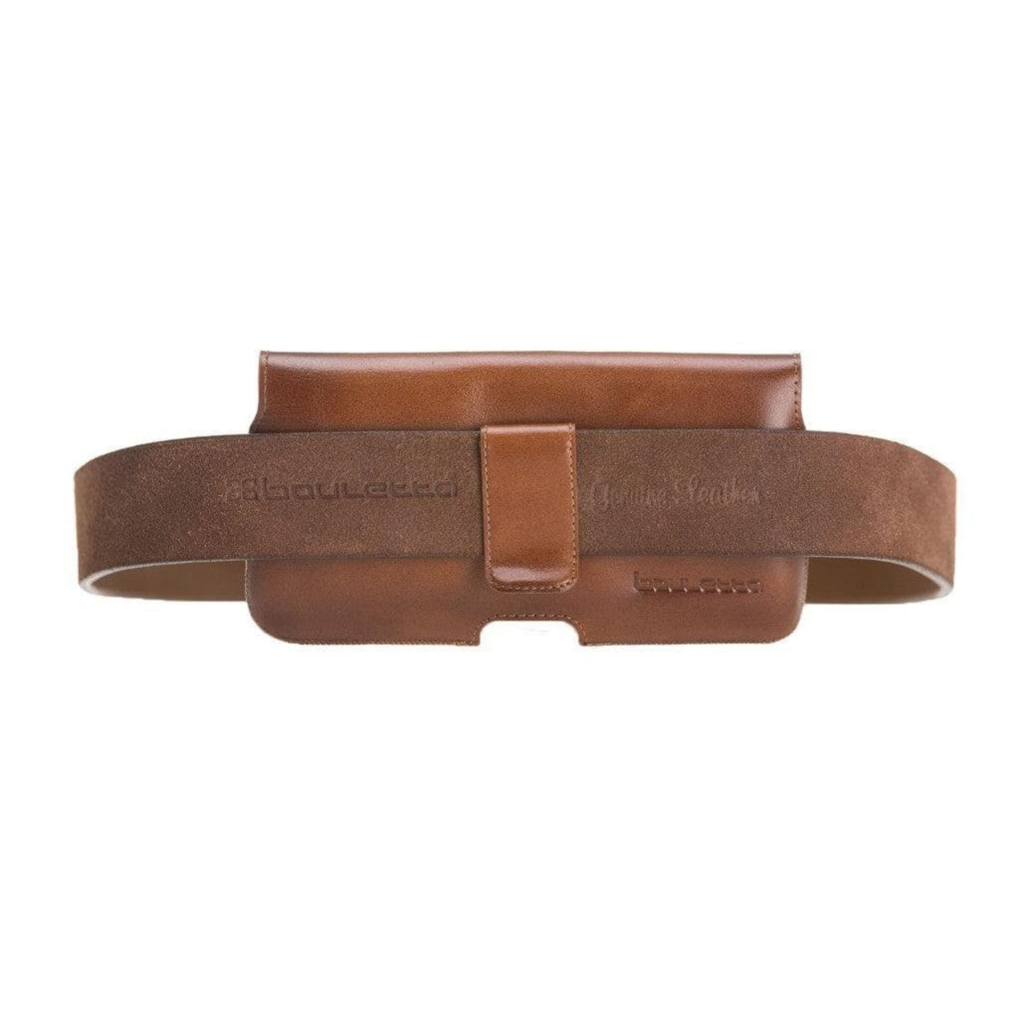 Aslant Belt Phone Leather Case