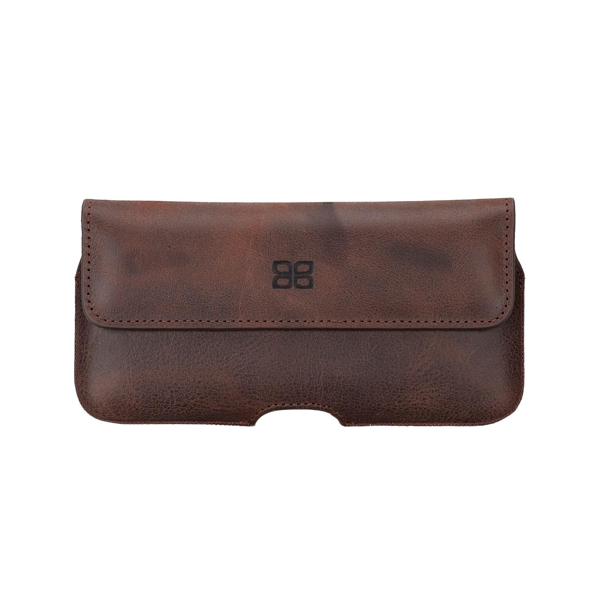 Aslant Belt Phone Leather Case