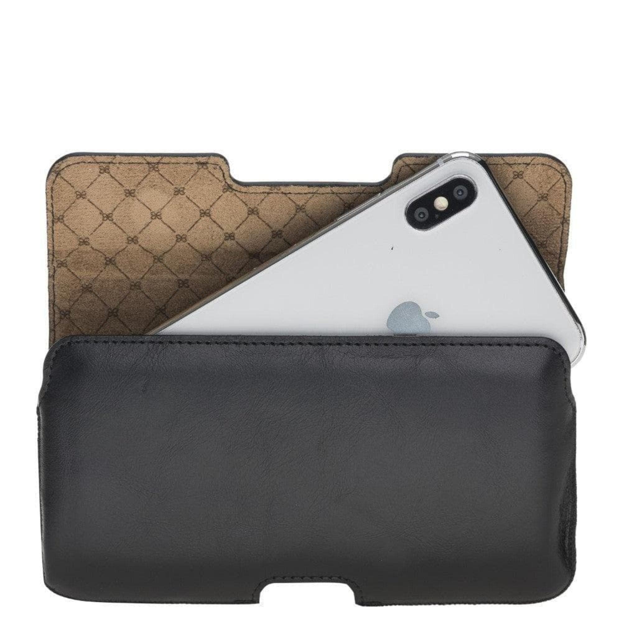 Aslant Belt Phone Leather Case