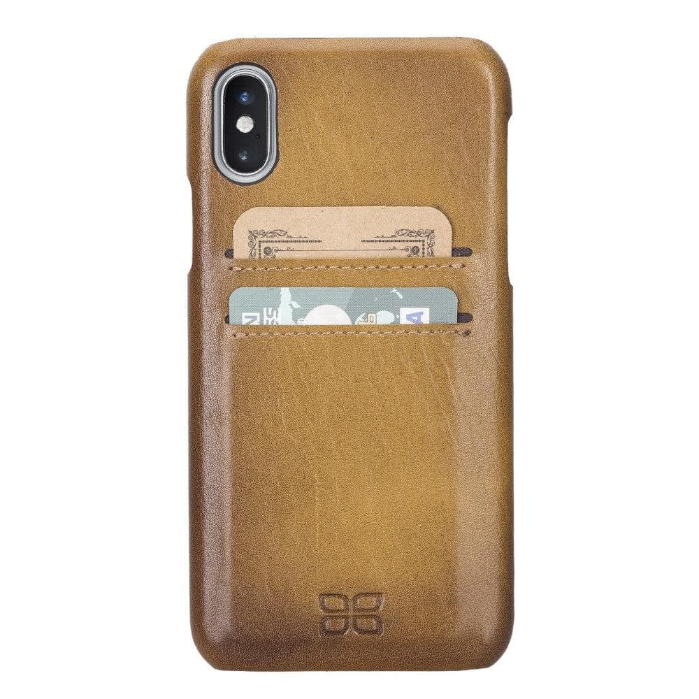 Ultimate Jacket iPhone X / XS Leather Case with Card Holder